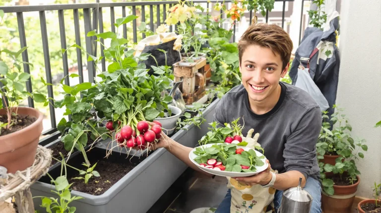 Ces légumes à semer début avril remplissent votre assiette en 21 jours et transforment le balcon