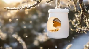 Arrêtez de jeter ce petit pot en plastique : il devient la mangeoire préférée des oiseaux cet hiver