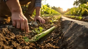 C’est le moment de semer l’asperge : sa culture prend du temps, mais la récolte dure 30 ans