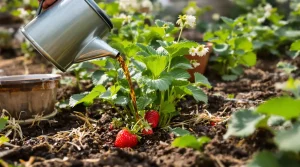 Fraisiers : arrosez-les avec cet ingrédient de cuisine au printemps, vos fruits seront plus gros