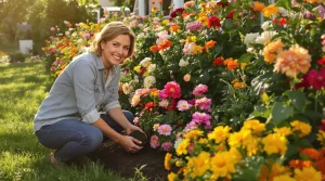 J'ai planté ces 3 variétés mi-avril : en mai, mes voisins croyaient mon massif installé depuis des années