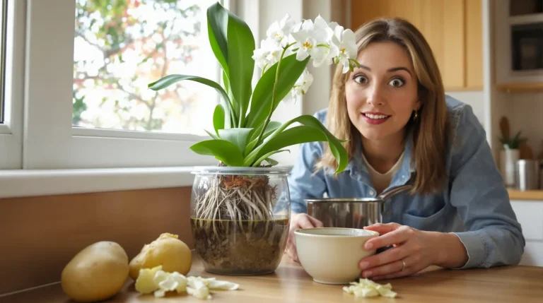 Orchidée : obtenez une floraison spectaculaire rapidement grâce à une simple pomme de terre